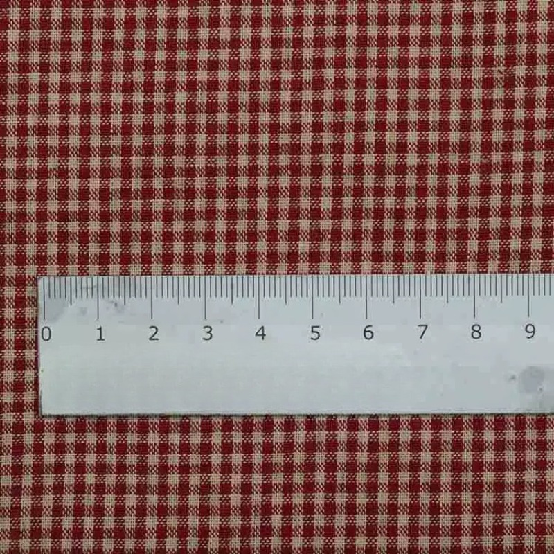 قماش قطني خالص مغسول بنقشة مرب - مراجعة Vintage Sewing Textile وسعره