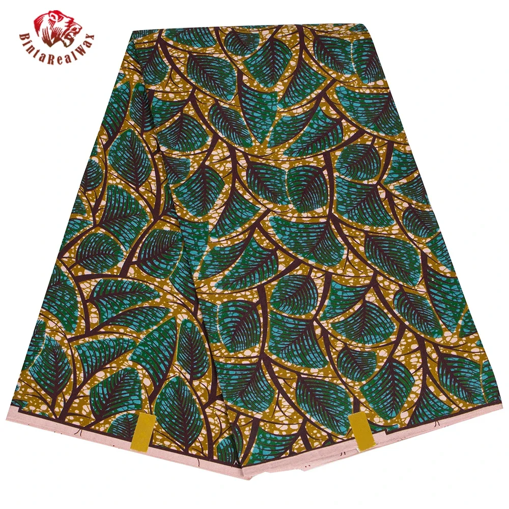 أنقرة قماش مطبوع بنمط أوراق شج - مراجعة Sewing Batik Fabric وسعره